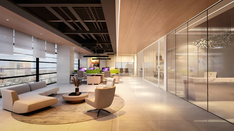 Stylish commercial interior